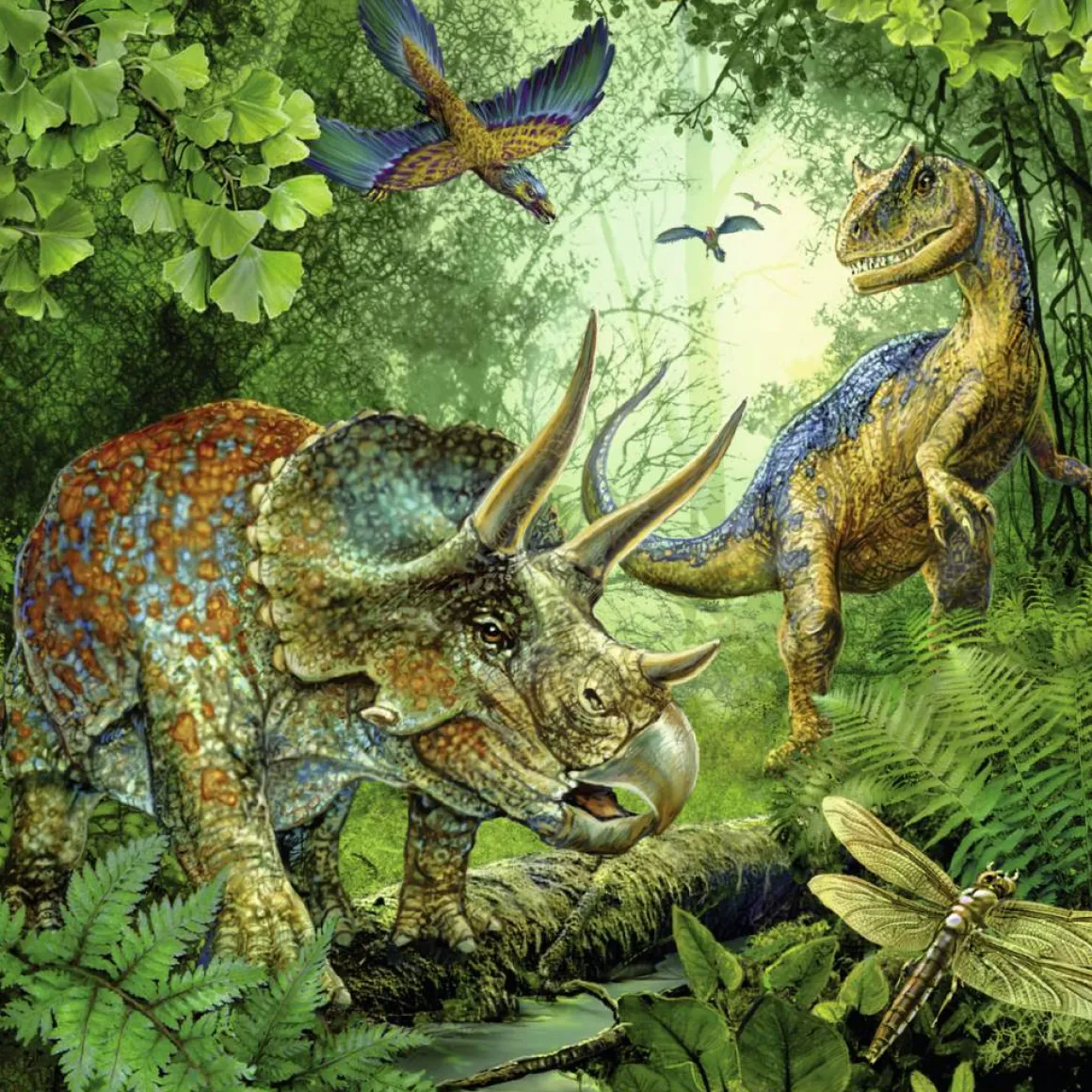 Ravensburger Dinosauriërs - 3 x 49 stukjes