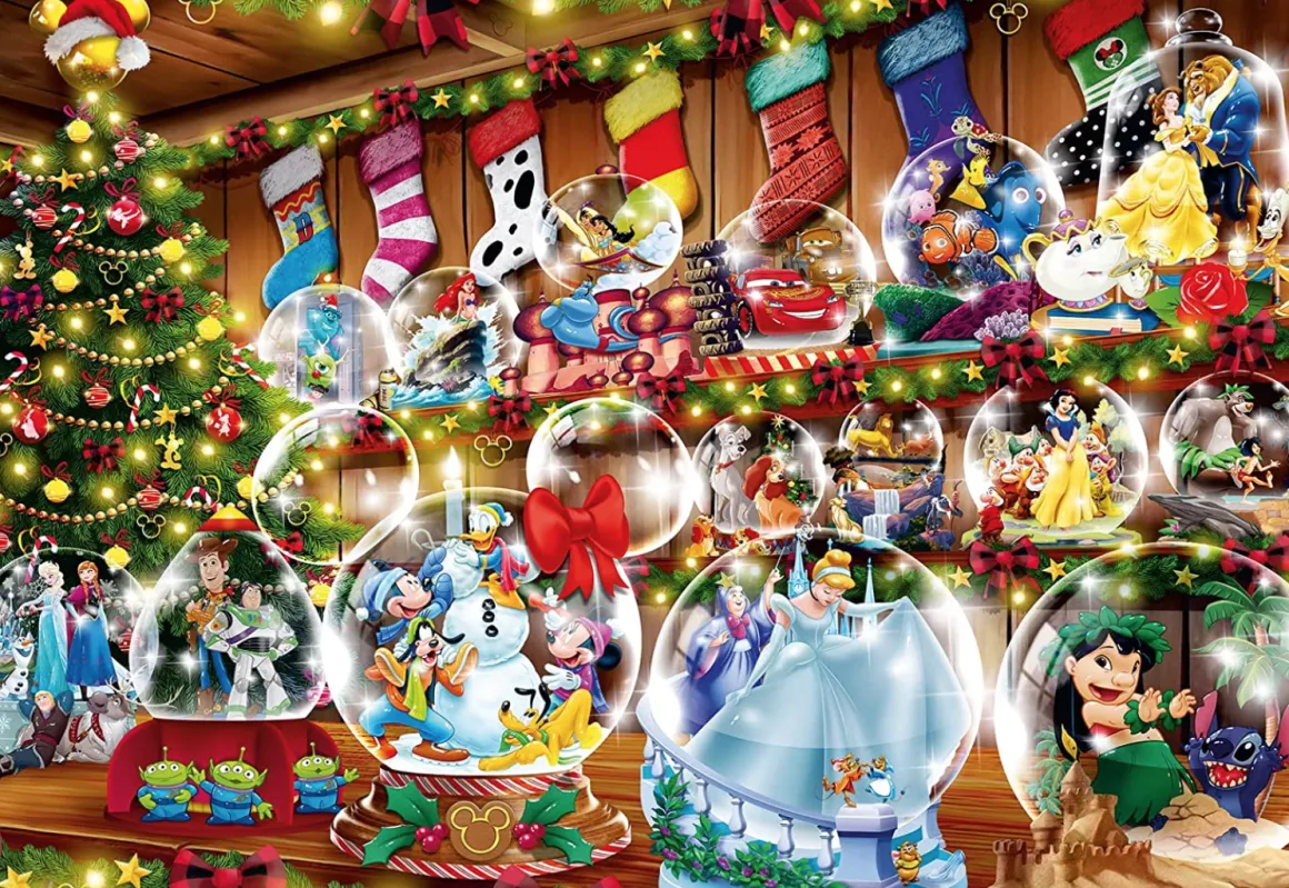 Ravensburger Disney - Sneeuwbollen kerst - 1000 stukjes