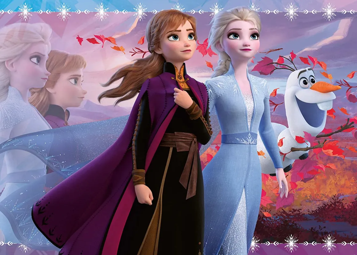 Ravensburger Disney Frozen - Glitter - puzzel van 100 stukjes