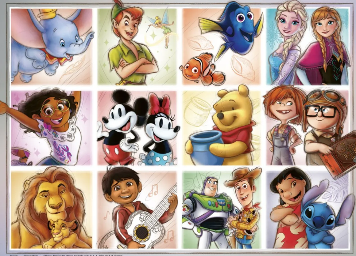 Ravensburger Disney Multicharacter - puzzel van 100 stukjes