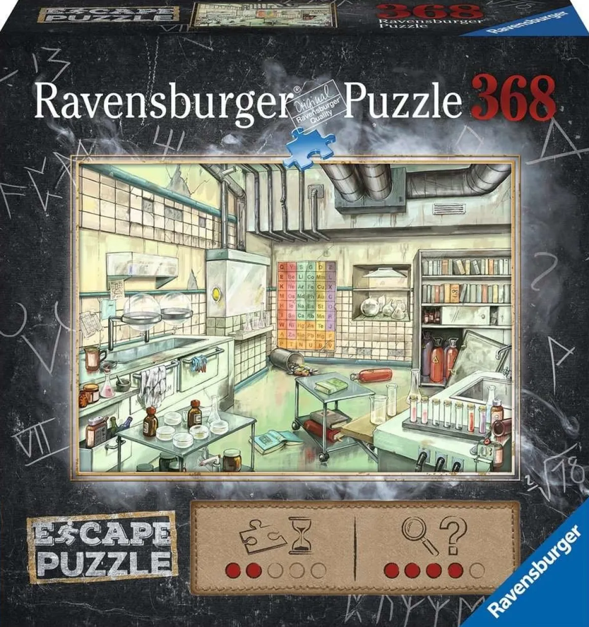 Ravensburger Escape Puzzel: Chemie Lab - 368 stukjes