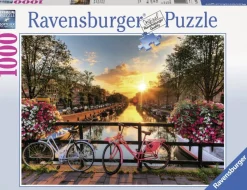 Ravensburger Fietsen in Amsterdam - puzzel van 1000 stukjes