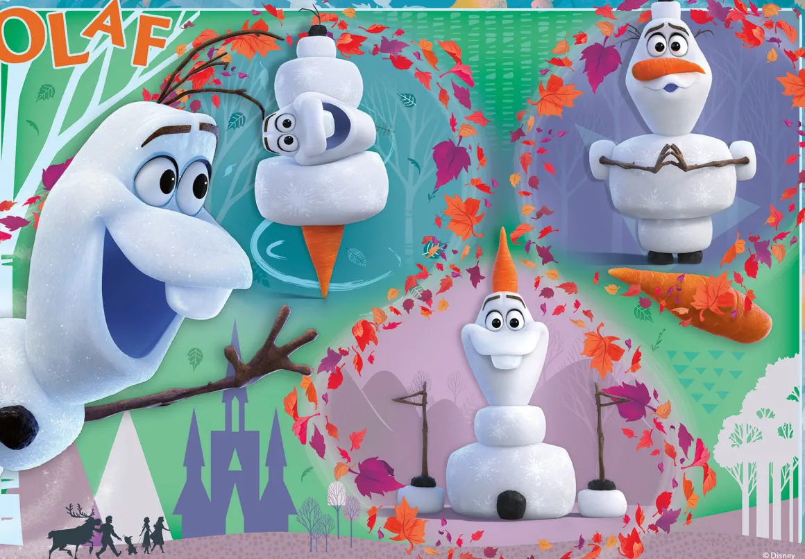 Ravensburger Frozen 2 - Olaf - 2 puzzels van 12 stukjes