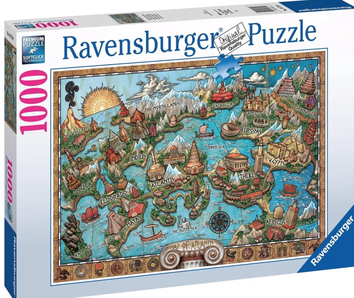Ravensburger Geheimzinnig Atlantis - Legpuzzel van 1000 stukjes