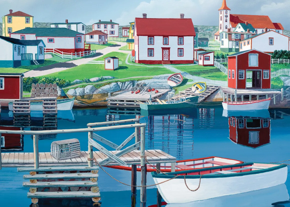 Ravensburger Greenspond Harbor - puzzel van 1000 stukjes