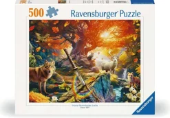 Ravensburger Het bos van Excalibur - puzzel van 500 stukjes