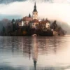 Ravensburger Het eiland Bled in Slovenië - puzzel van 1500 stukjes