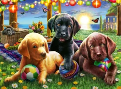 Ravensburger Honden picknick - puzzel van 100 stukjes