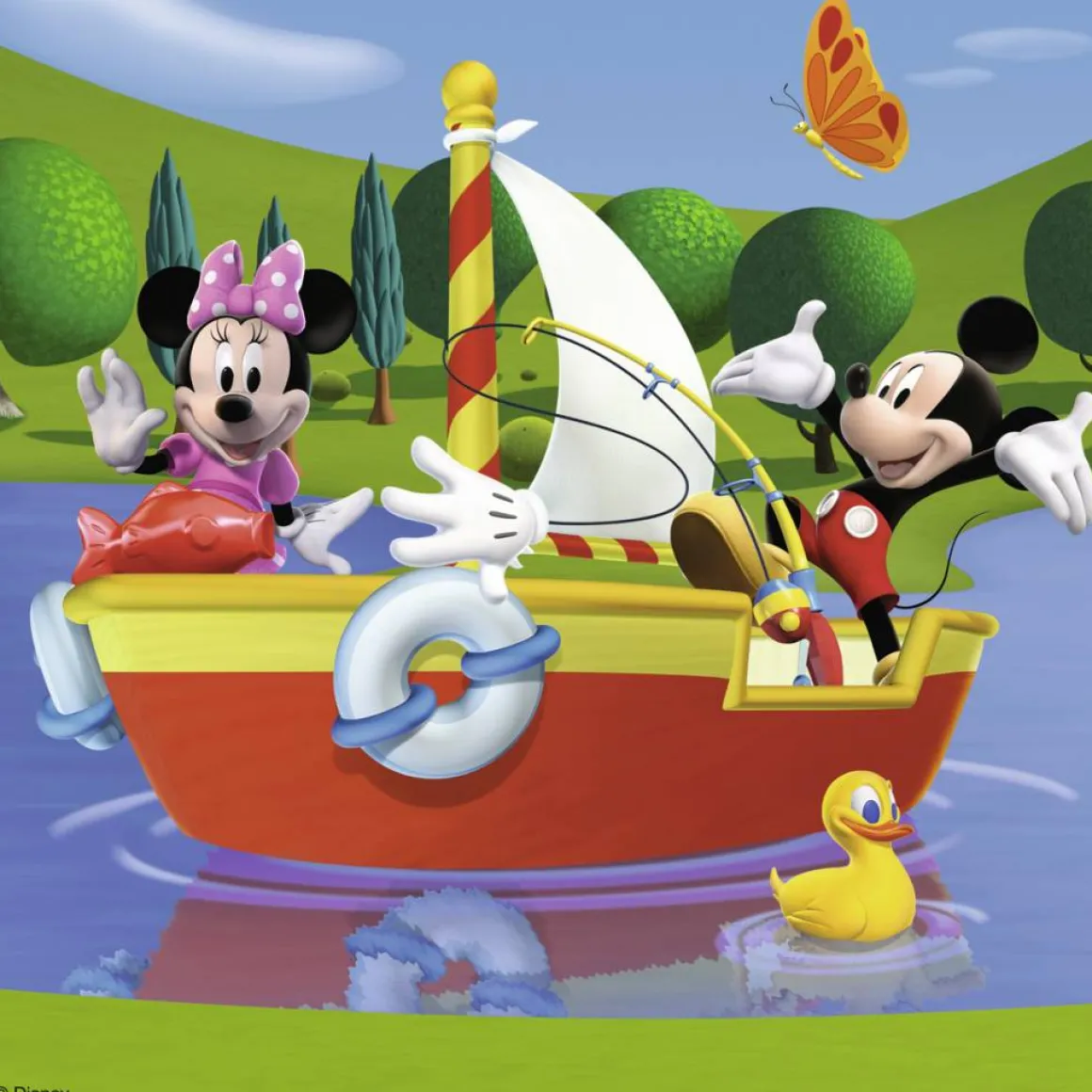 Ravensburger Iedereen houdt van Mickey - 3 x 49 stukjes