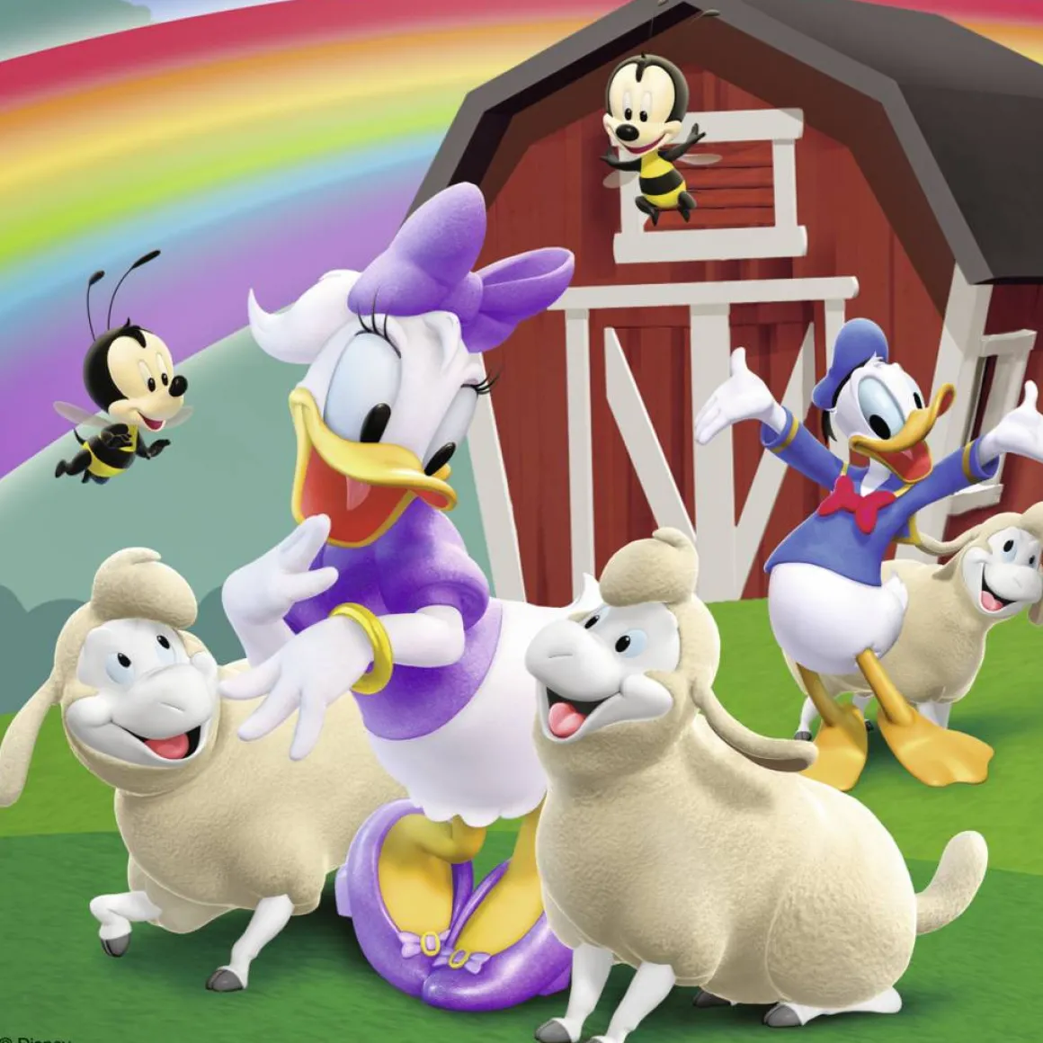 Ravensburger Iedereen houdt van Mickey - 3 x 49 stukjes