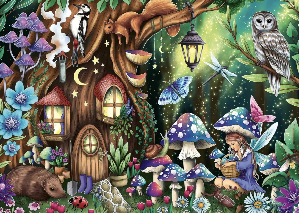 Ravensburger In het magische bos - puzzel van 1000 stukjes