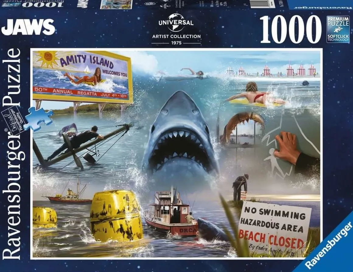 Ravensburger Jaws! - puzzel van 1000 stukjes