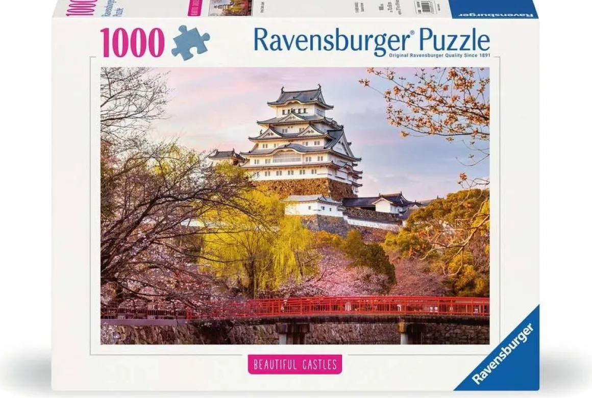 Ravensburger Kasteel Himeji - Japan - puzzel van 1000 stukjes