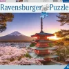 Ravensburger Kersenbloesem bij de Fuji berg, Japan - puzzel van 1000 stukjes