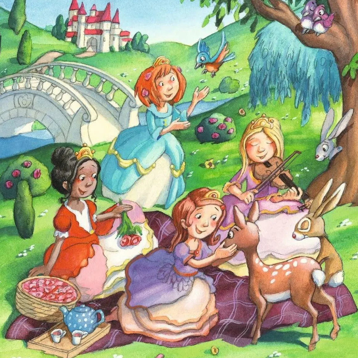 Ravensburger Kleine Prinsessen - 3 puzzels van 49 stukjes