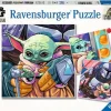 Ravensburger Mandalorian: Baby Yoda Grogu Momenten - 3 puzzels van 49 stukjes