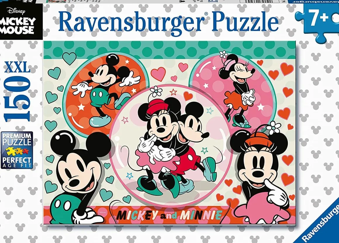 Ravensburger Mickey & Minnie, een droompaar - puzzel van 150 stukjes
