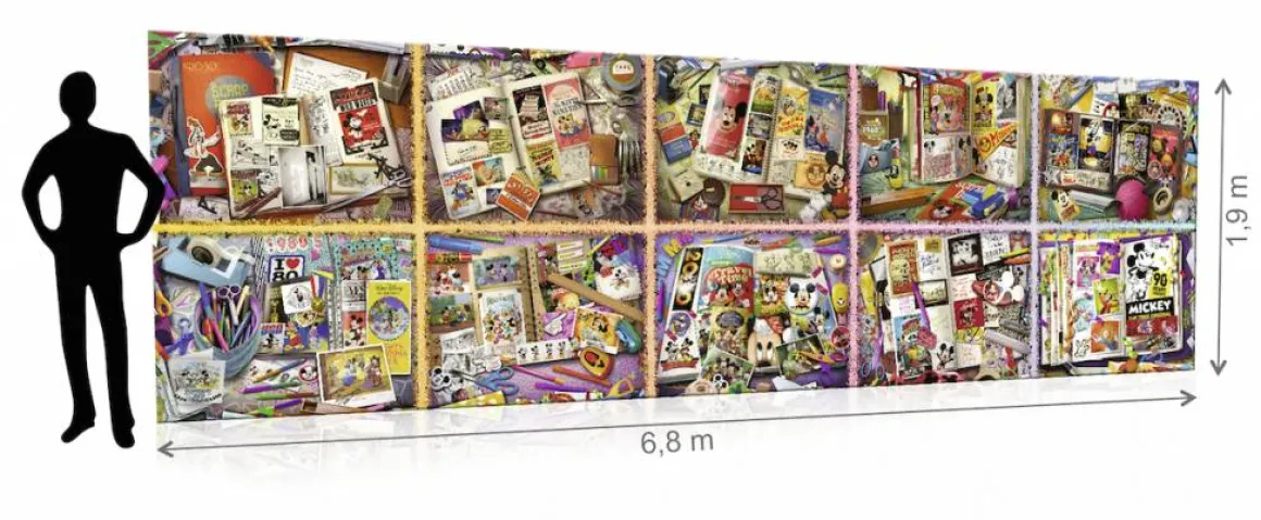 Ravensburger Mickey Mouse van 40000 stukjes (exact 40320 stukjes)
