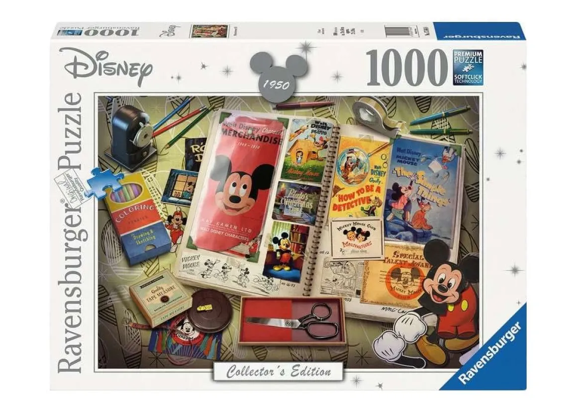Ravensburger Mickey's Verjaardag 1950 - Disney Collector's Edition - 1000 stukjes