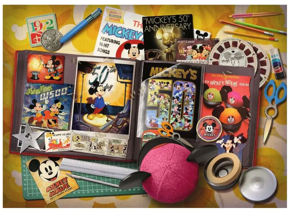 Ravensburger Mickey's Verjaardag 1970 - Disney Collector's Edition - 1000 stukjes
