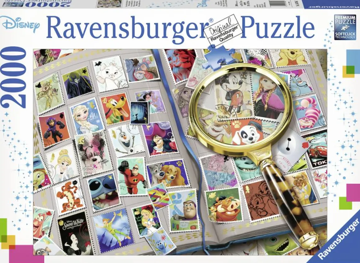 Ravensburger Mijn mooiste Disney postzegels - puzzel van 2000 stukjes