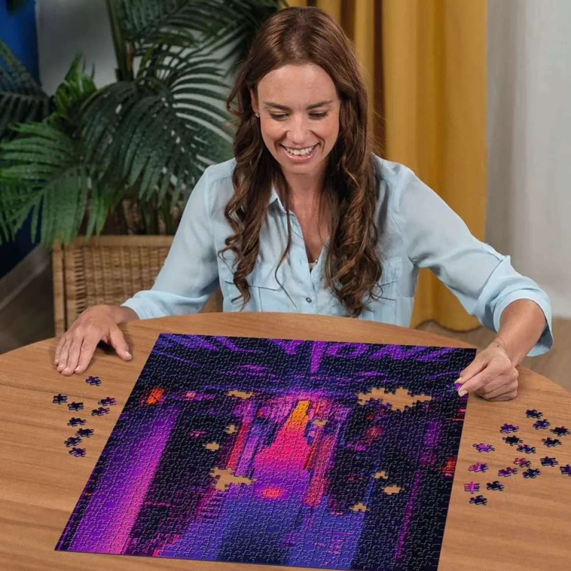 Ravensburger New York NeonArt - puzzel van 1000 stukjes