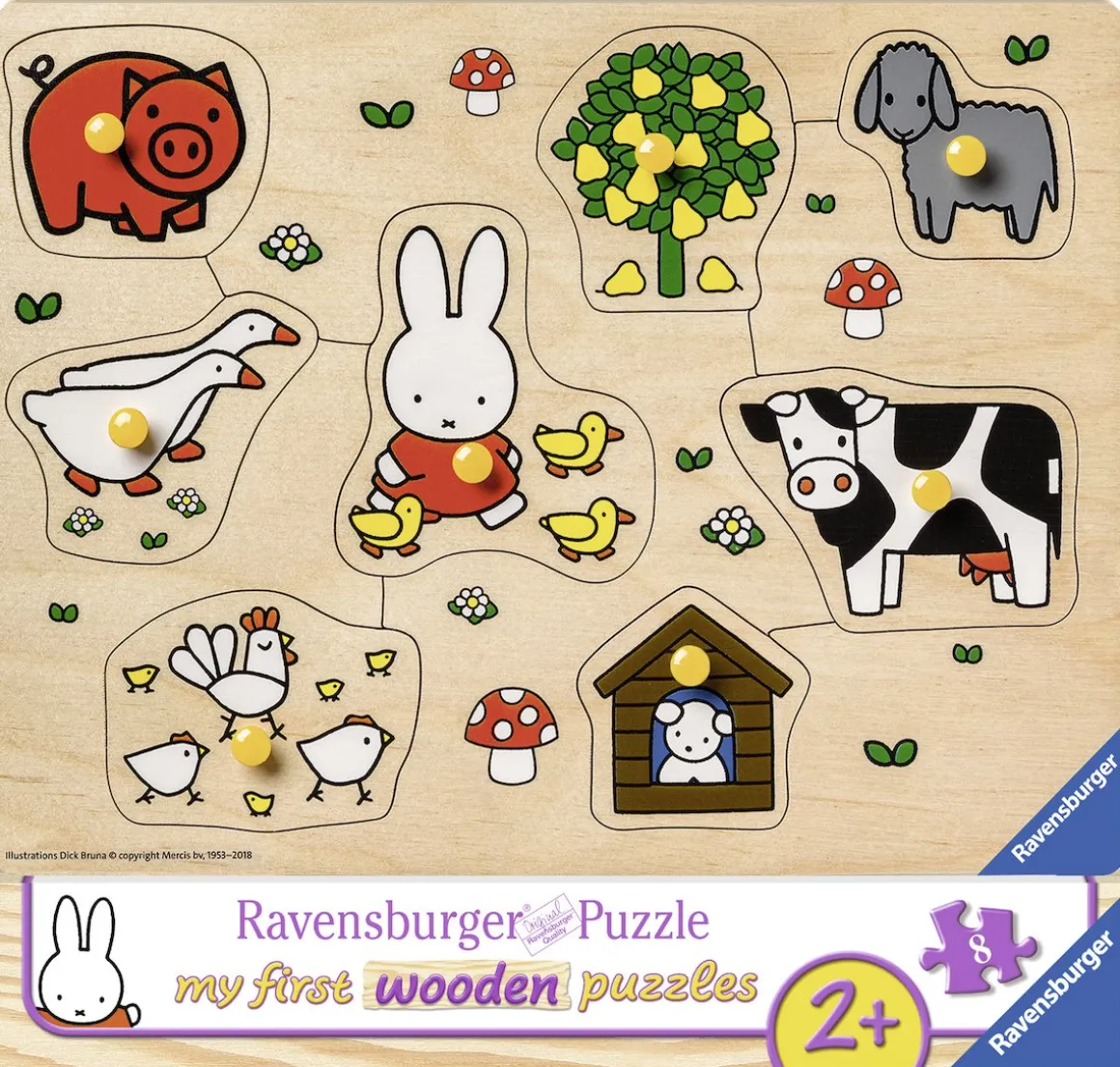 Ravensburger Nijntje op de boerderij - 8 stukjes