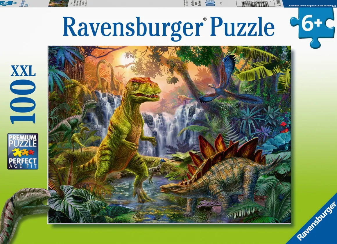 Ravensburger Oase van dinosauriërs - puzzel van 100 stukjes