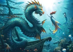 Ravensburger Onderwaterfantasy: Draak, zeemeermin en schildpadden - puzzel van 1000 stukjes