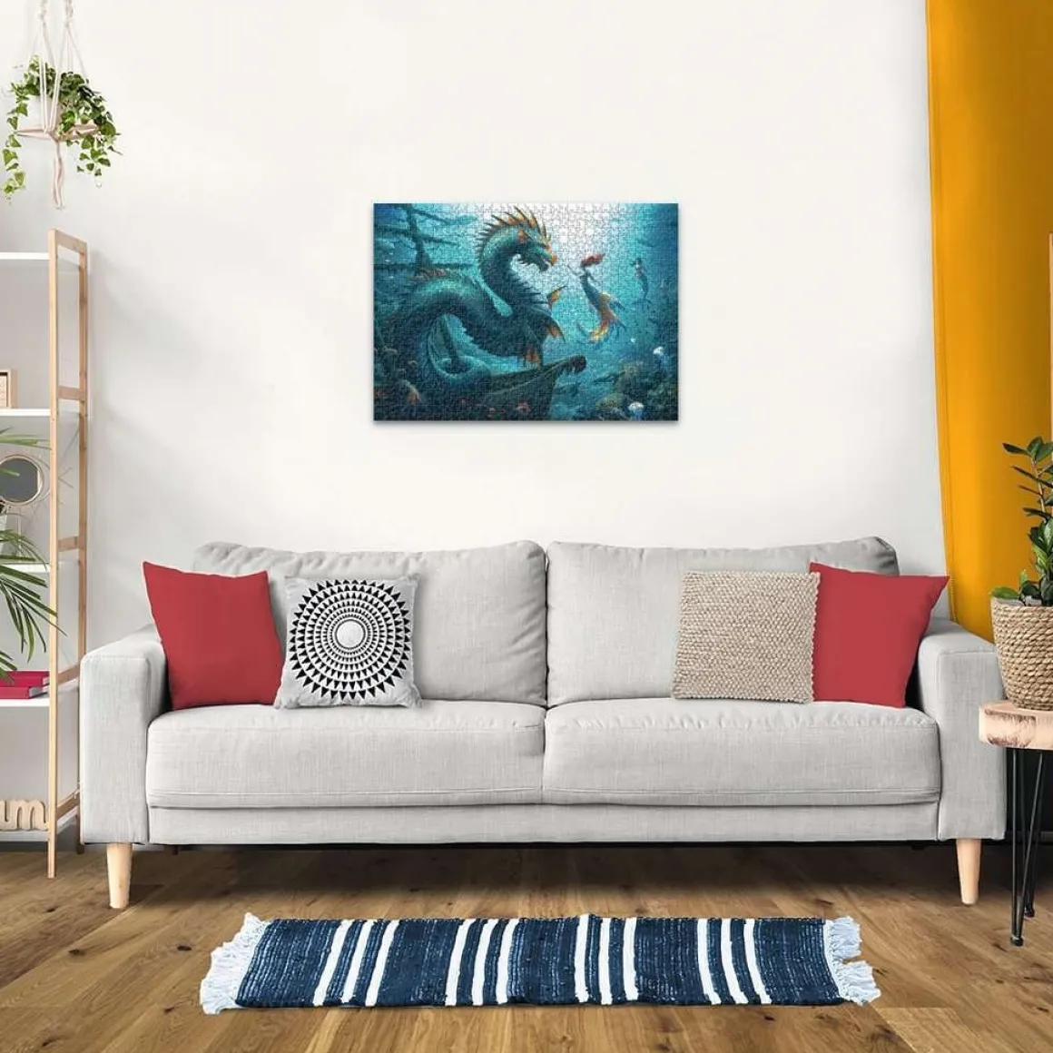 Ravensburger Onderwaterfantasy: Draak, zeemeermin en schildpadden - puzzel van 1000 stukjes