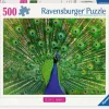 Ravensburger Pauw - Kleurrijke Dieren - puzzel van 500 stukjes