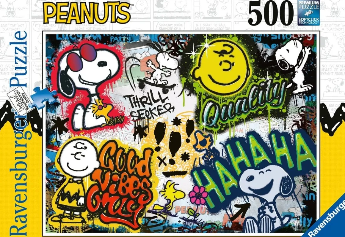Ravensburger Peanuts Graffiti - puzzel van 500 stukjes