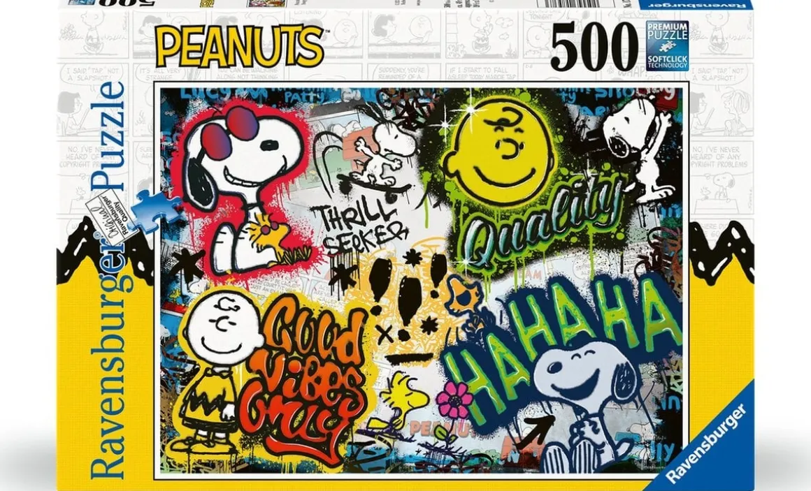 Ravensburger Peanuts Graffiti - puzzel van 500 stukjes