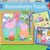 Ravensburger Peppa Pig - Familie en vriendjes - 3 puzzels van 49 stukjes