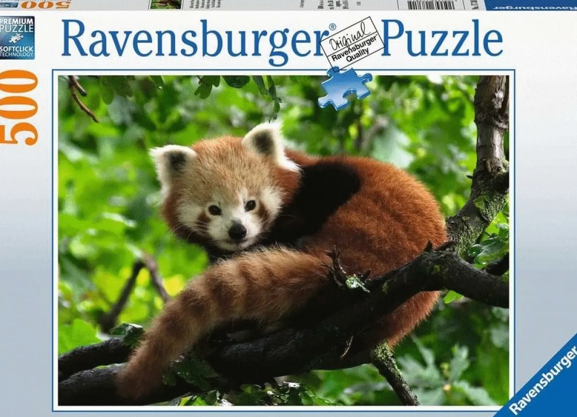Ravensburger Schattige rode panda - puzzel van 500 stukjes