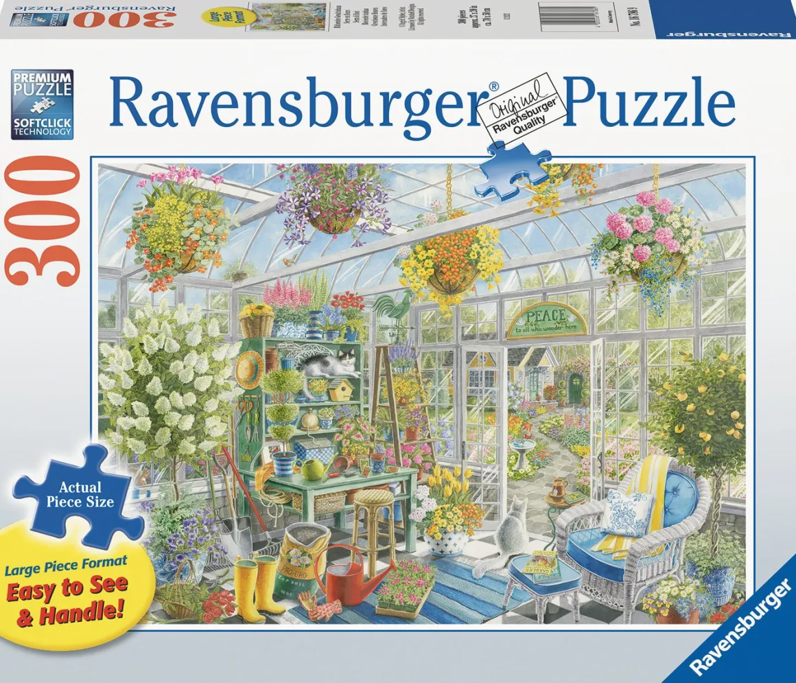 Ravensburger Serre paradijs - puzzel van 300 XXL stukjes