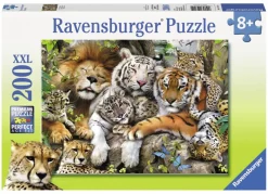 Ravensburger Slaapje van de tijgers - 200 stukjes XXL