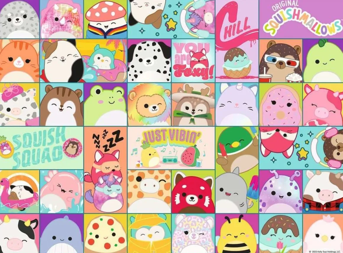 Ravensburger Squishmallows - puzzel van 100 stukjes