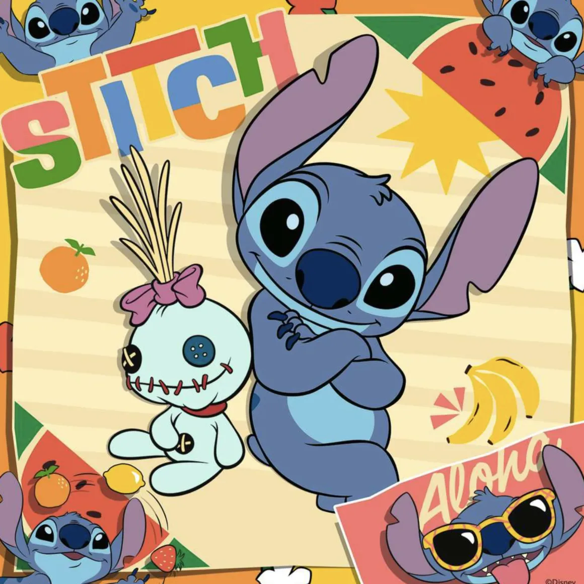 Ravensburger Stitch - 3 puzzels van 49 stukjes