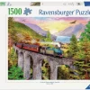 Ravensburger Trein op viaduct - puzzel van 1500 stukjes