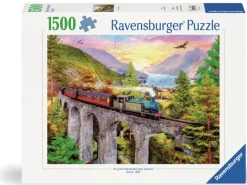 Ravensburger Trein op viaduct - puzzel van 1500 stukjes