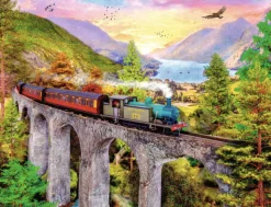 Ravensburger Trein op viaduct - puzzel van 1500 stukjes