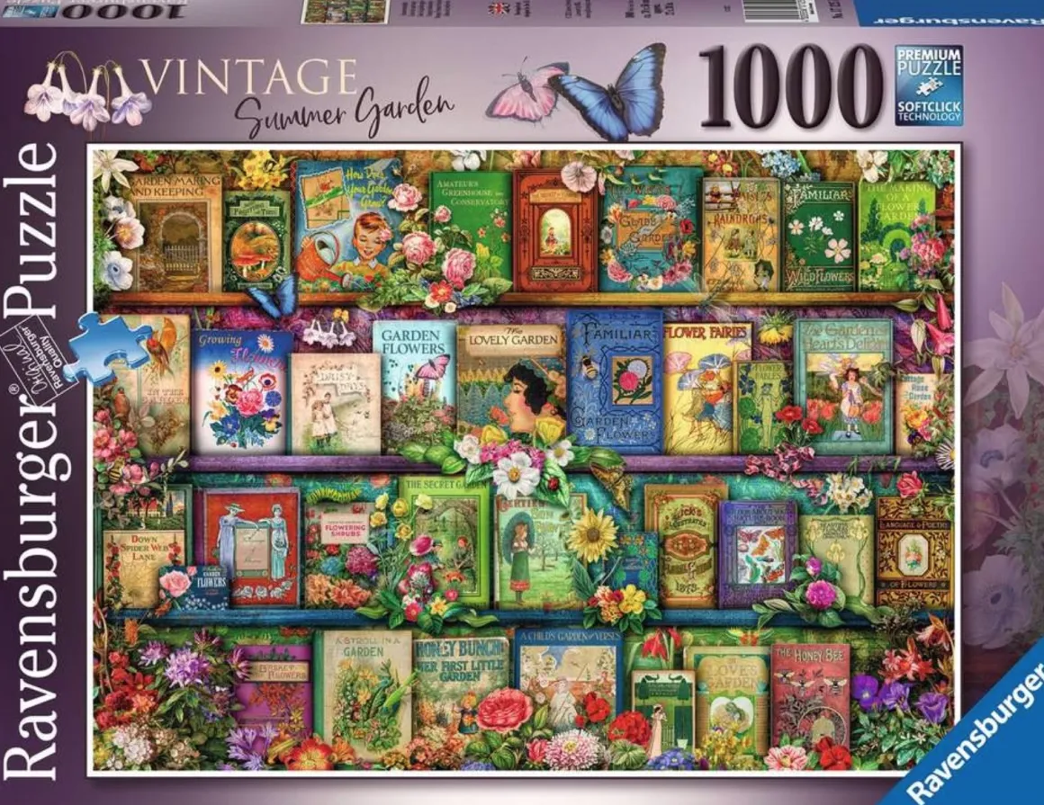 Ravensburger Vintage Summer Garden - puzzel van 1000 stukjes