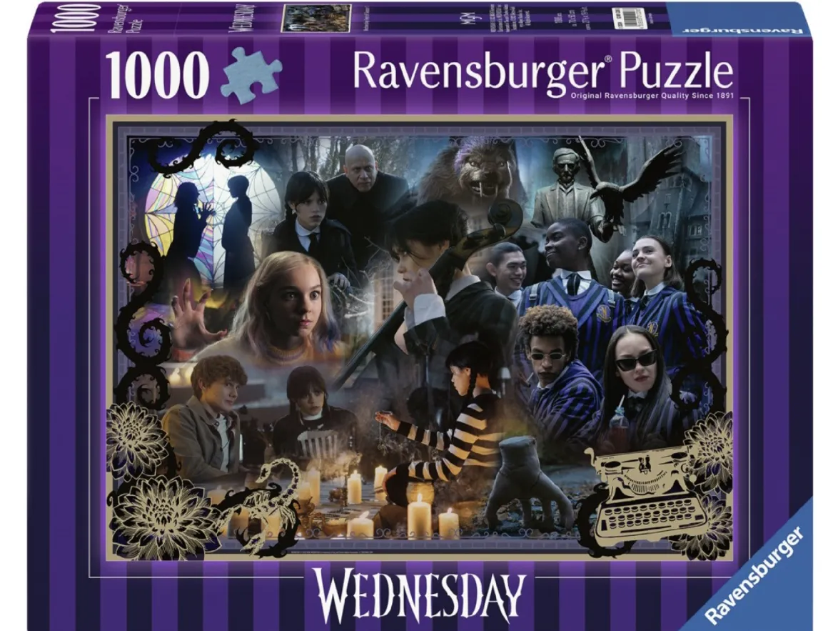 Ravensburger Wednesday- Best of Season 1 - puzzel van 1000 stukjes
