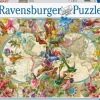 Ravensburger Wereldkaart van vlinders - puzzel van 3000 stukjes