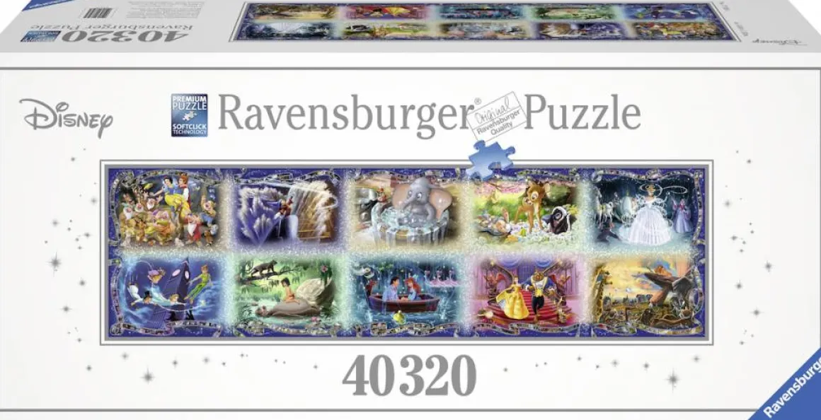 Ravensburger Werelds grootste Disney puzzel van 40000 stukjes (exact 40320 stukjes)