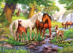 Ravensburger Wilde paarden bij de rivier - 300 stukjes