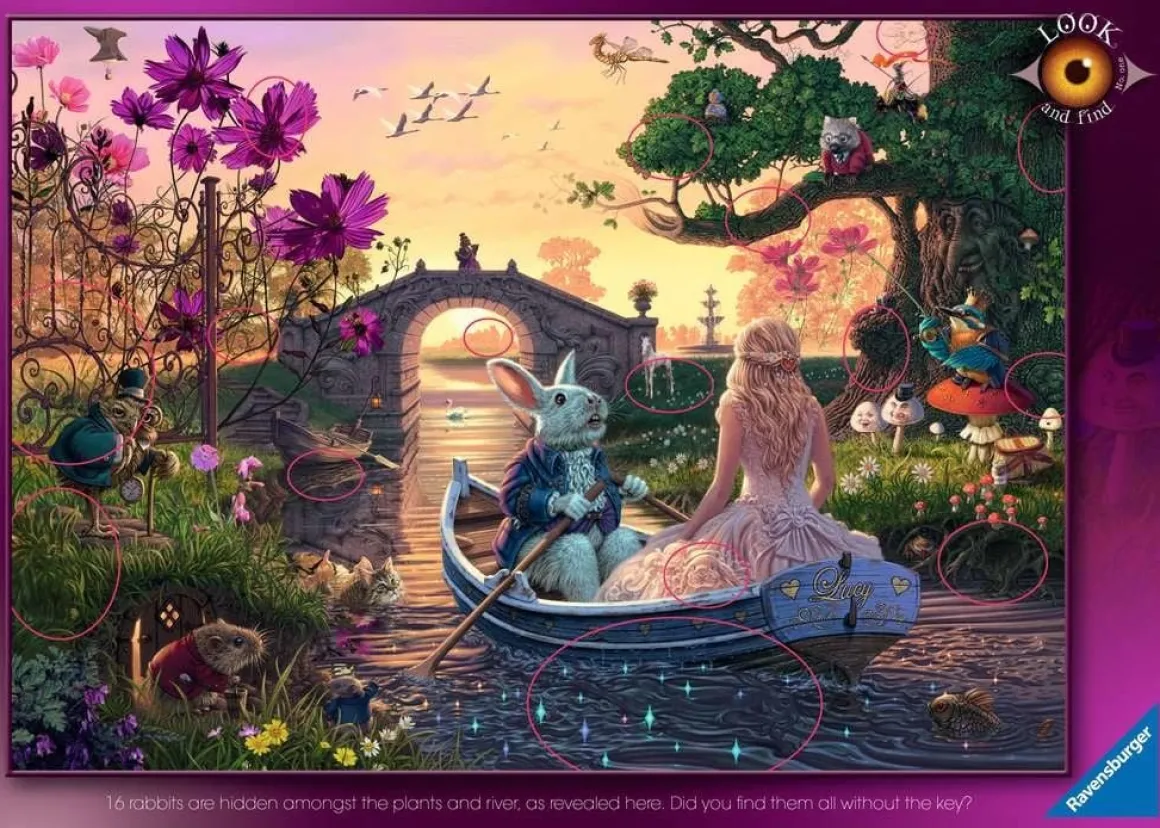 Ravensburger Wonderland - zoek & vind puzzel van 1000 stukjes
