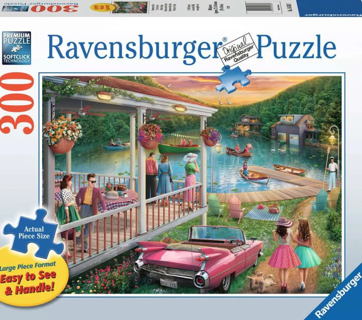 Ravensburger Zomer aan het meer - puzzel van 300 XXL stukjes - Exclusiviteit