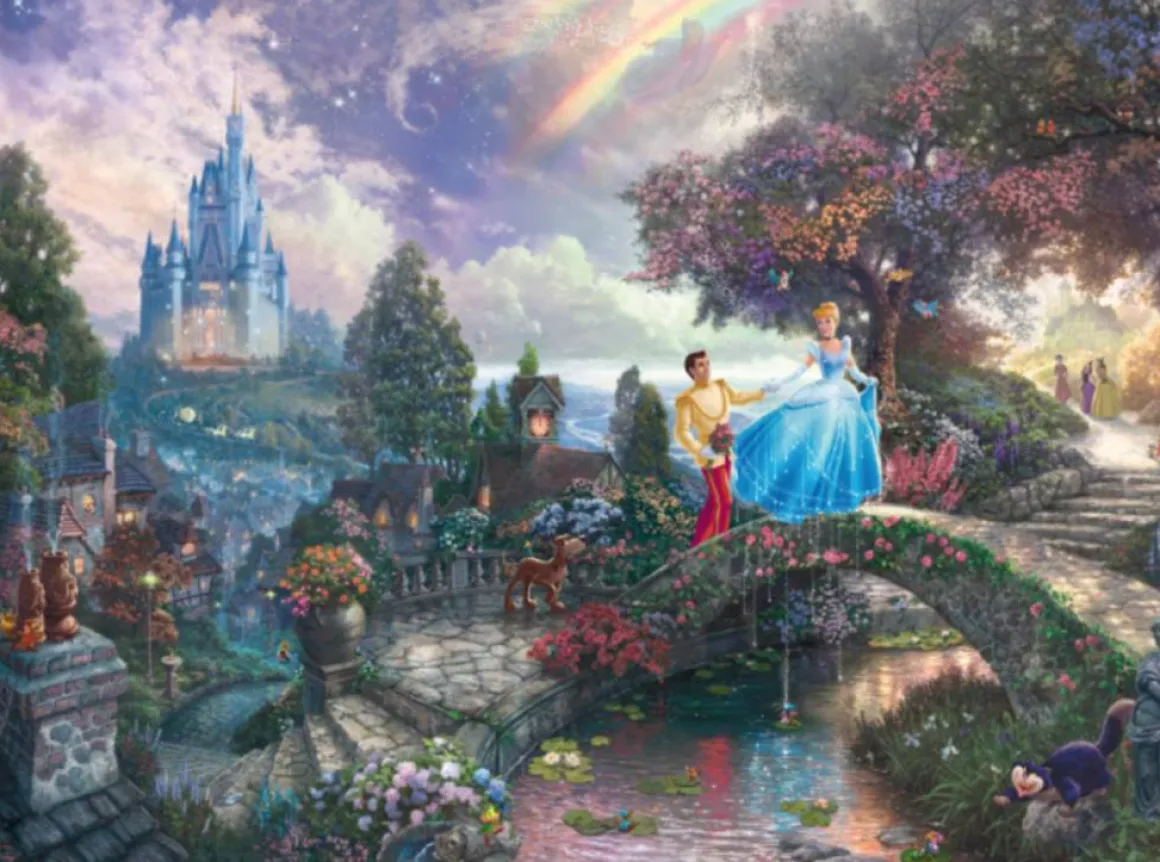 Schmidt Assepoester - Thomas Kinkade - puzzel van 1000 stukjes